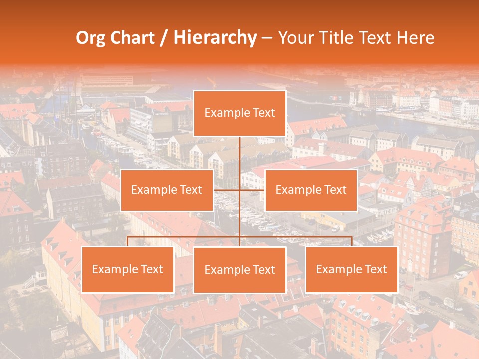 City River Evening PowerPoint Template