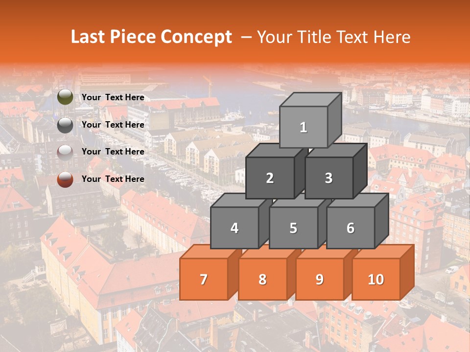 City River Evening PowerPoint Template