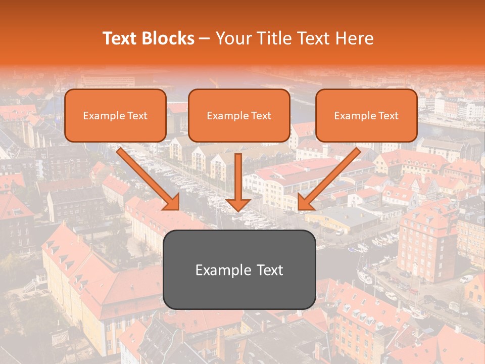 City River Evening PowerPoint Template