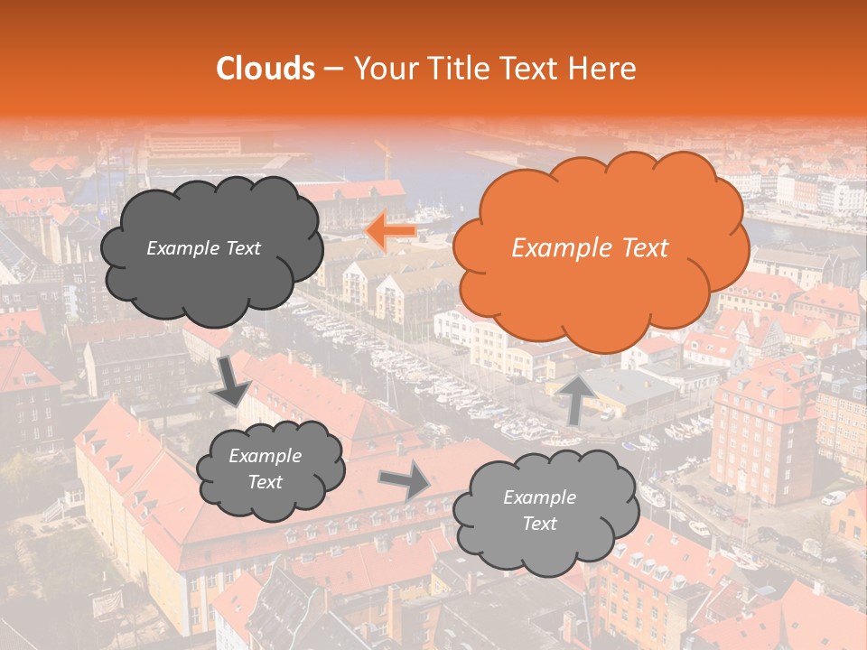 City River Evening PowerPoint Template