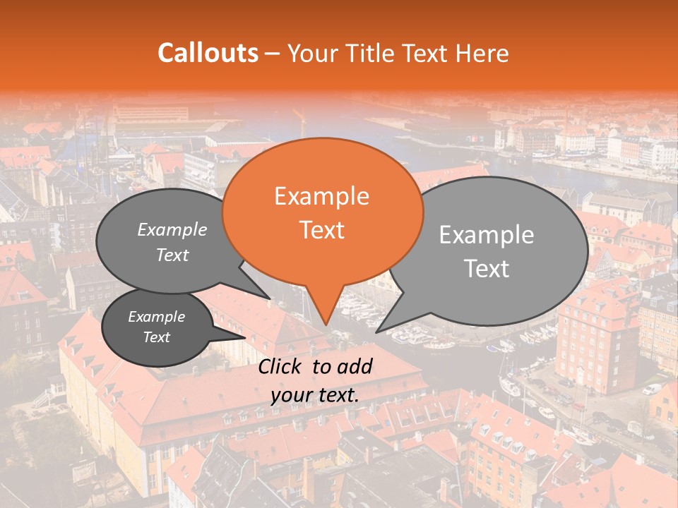 City River Evening PowerPoint Template