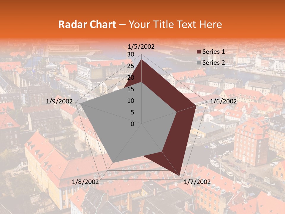 City River Evening PowerPoint Template