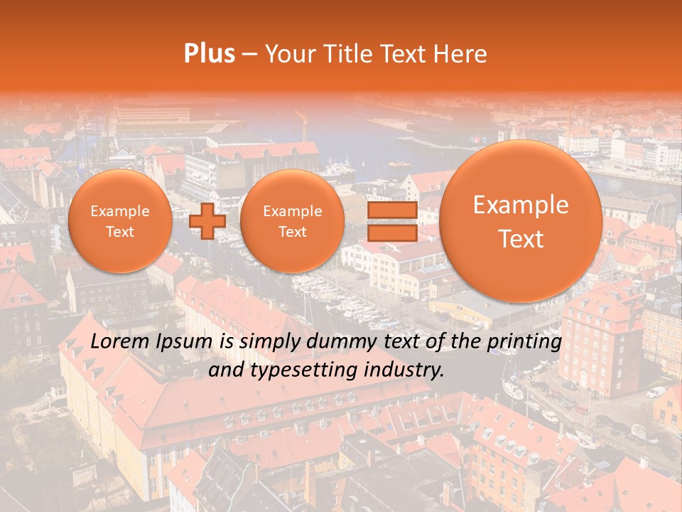 City River Evening PowerPoint Template