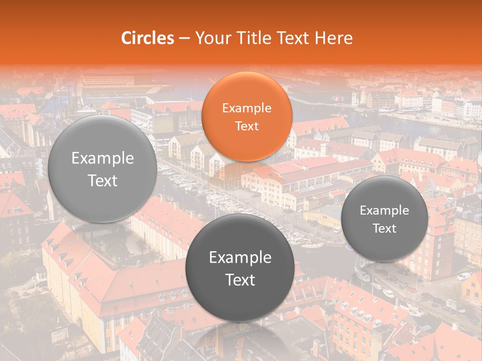 City River Evening PowerPoint Template