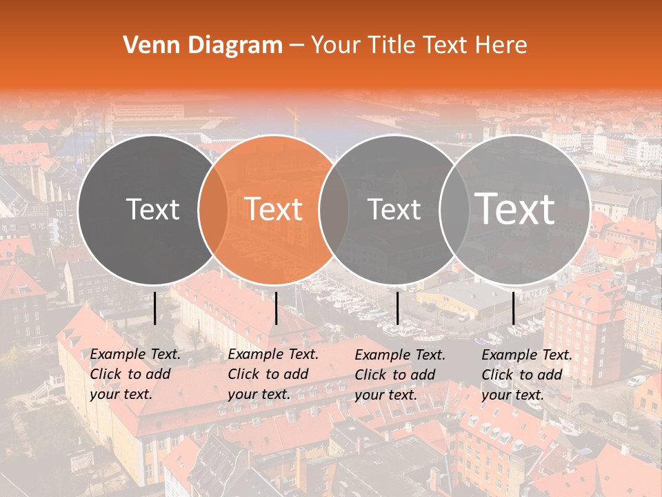 City River Evening PowerPoint Template