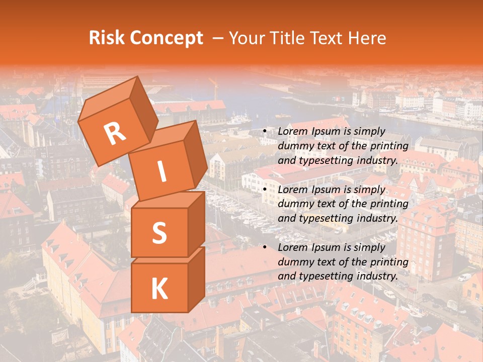 City River Evening PowerPoint Template