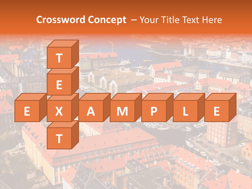 City River Evening PowerPoint Template