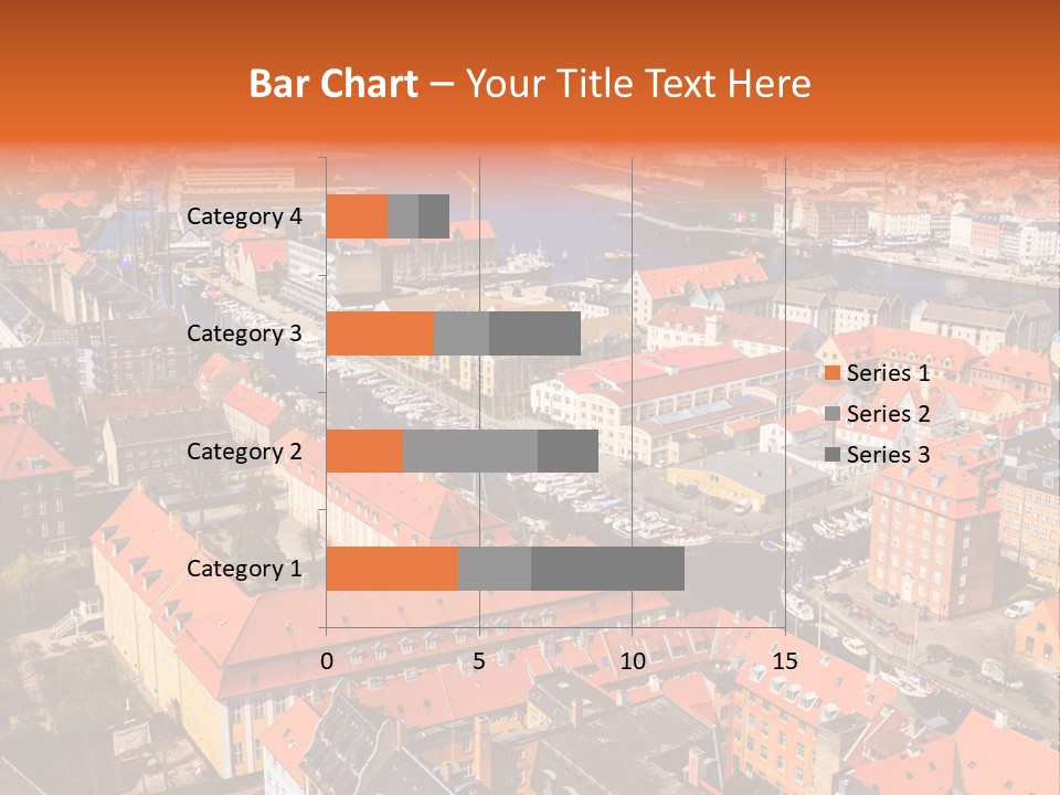 City River Evening PowerPoint Template