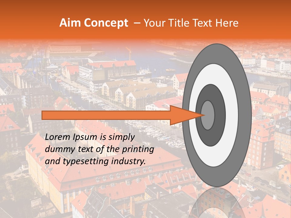 City River Evening PowerPoint Template