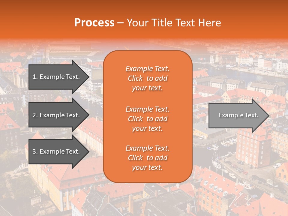 City River Evening PowerPoint Template