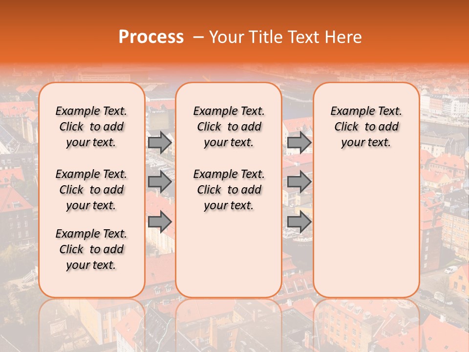 City River Evening PowerPoint Template