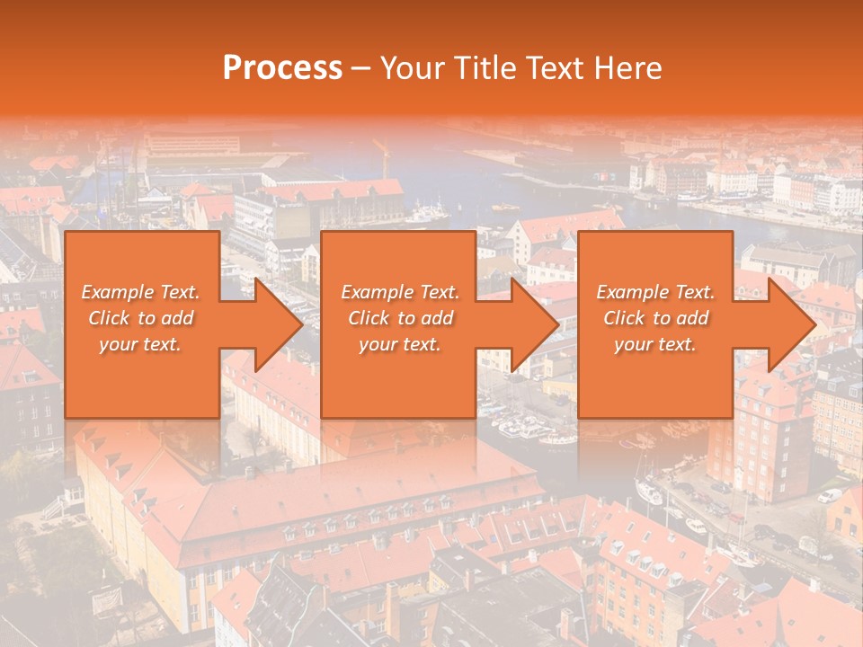 City River Evening PowerPoint Template