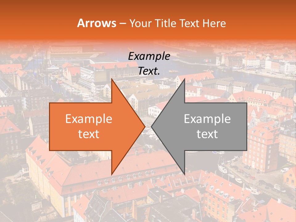 City River Evening PowerPoint Template