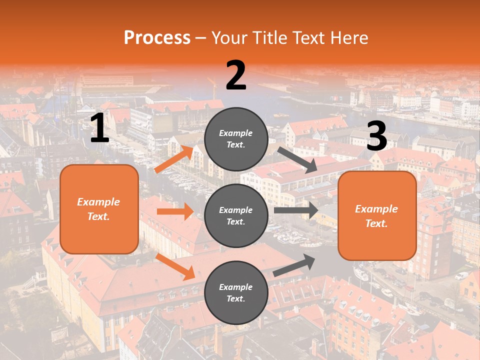 City River Evening PowerPoint Template