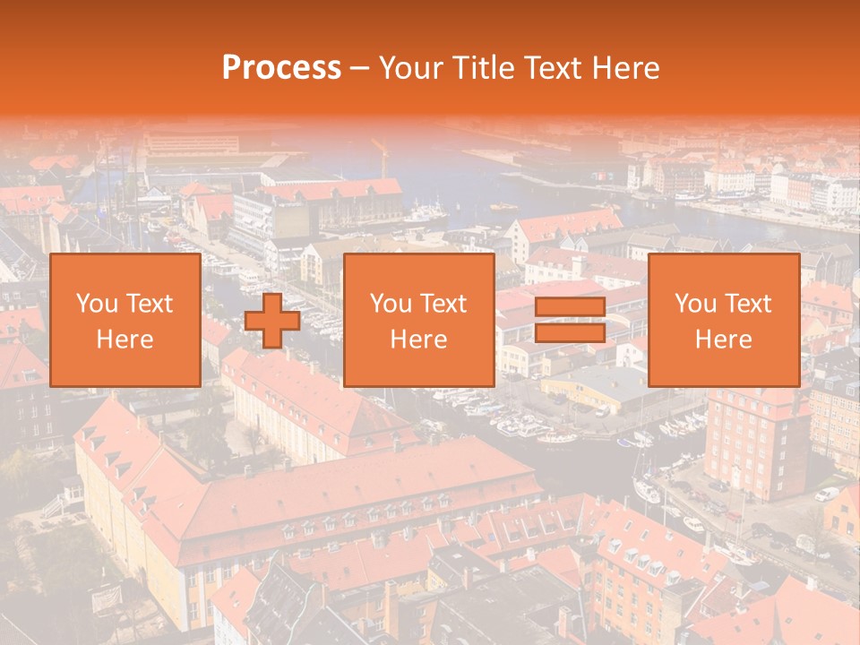 City River Evening PowerPoint Template