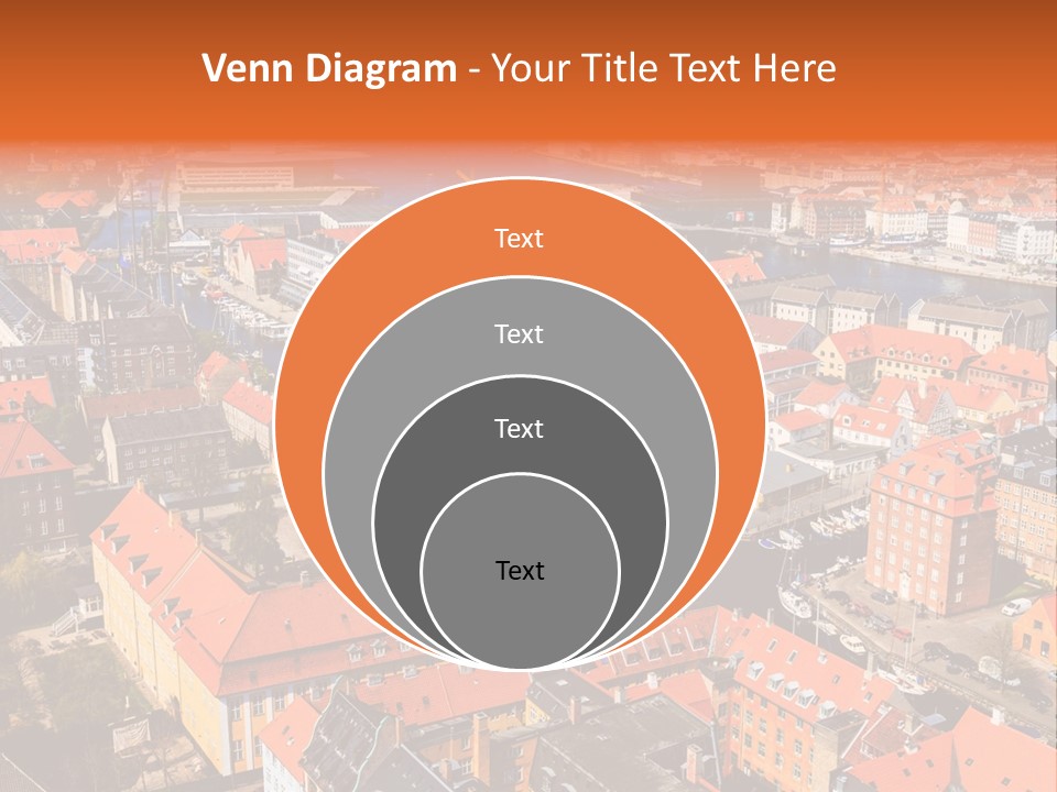 City River Evening PowerPoint Template