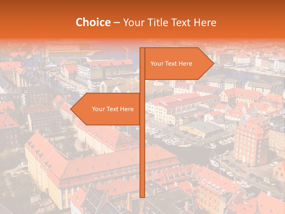City River Evening PowerPoint Template