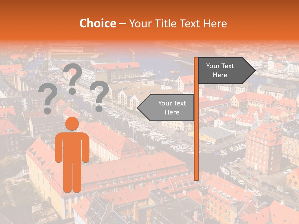 City River Evening PowerPoint Template