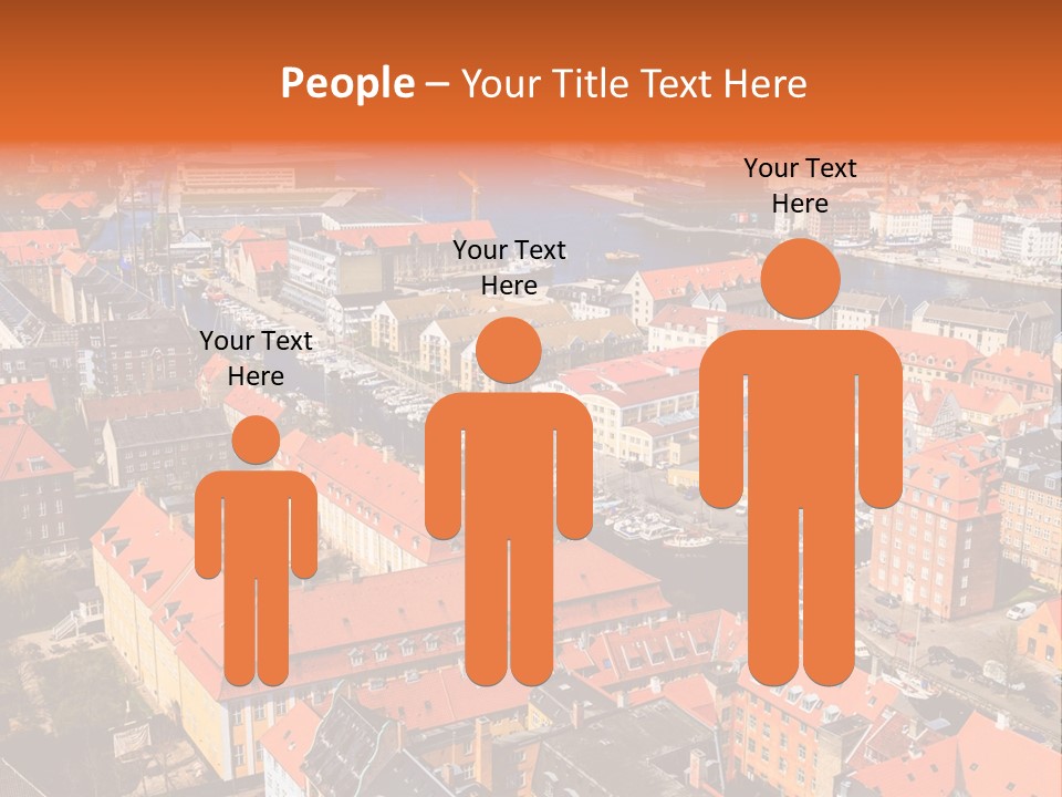 City River Evening PowerPoint Template