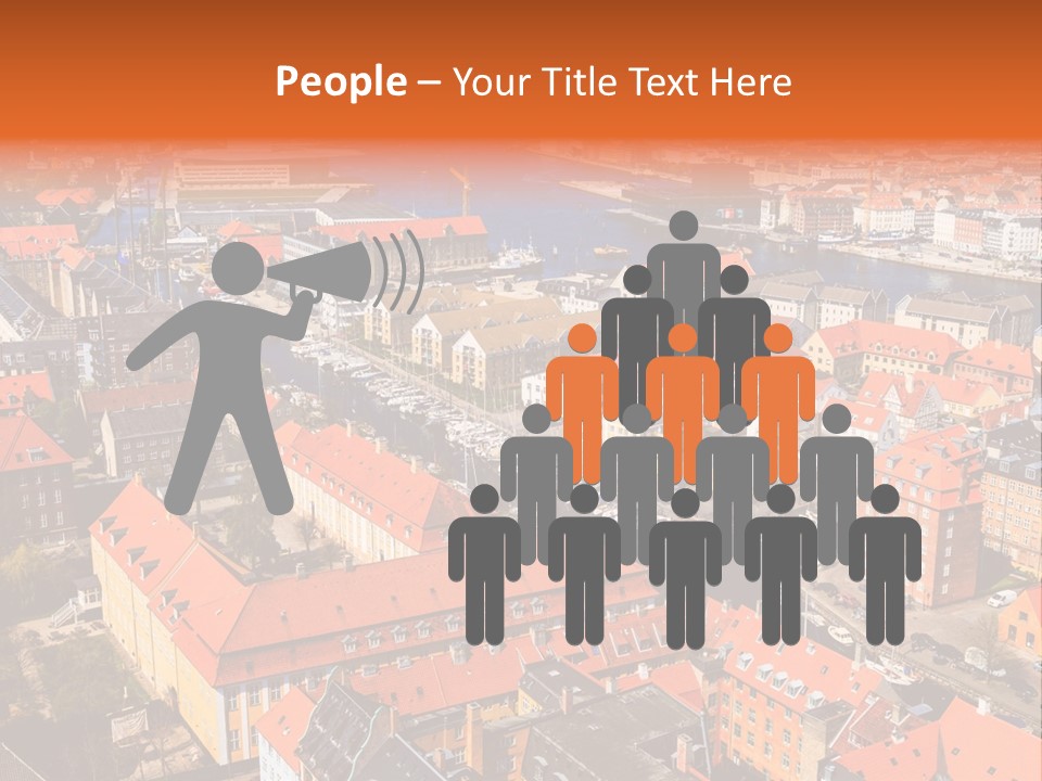 City River Evening PowerPoint Template