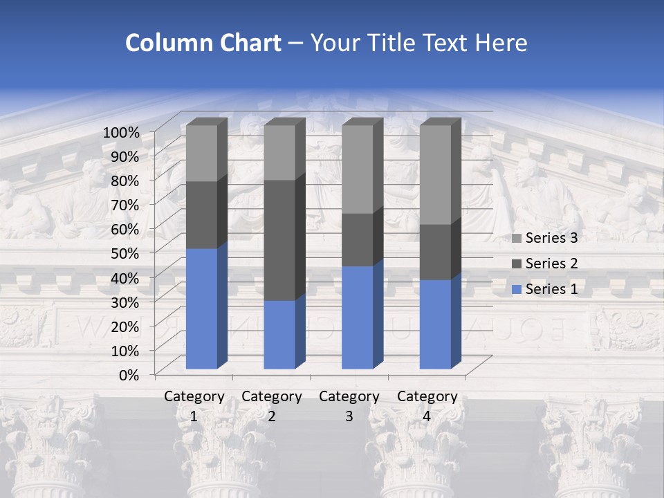American Icon Supreme Equal Justice Under Law PowerPoint Template