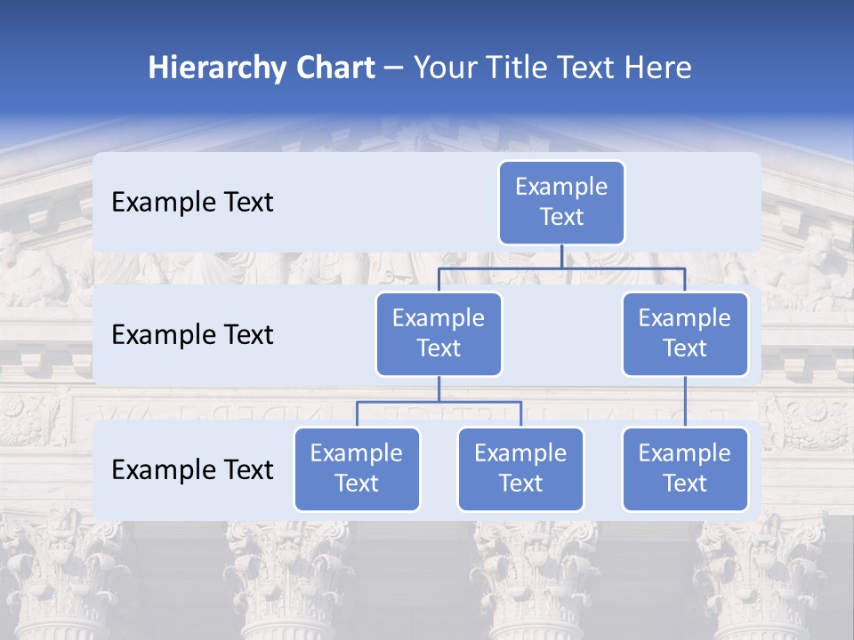 American Icon Supreme Equal Justice Under Law PowerPoint Template