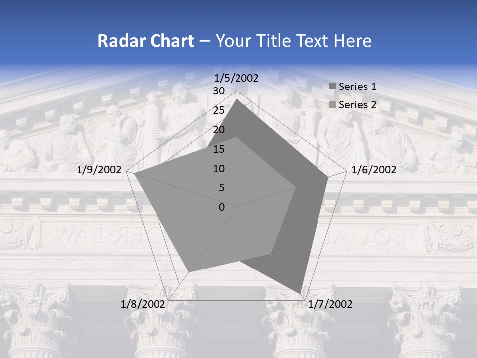 American Icon Supreme Equal Justice Under Law PowerPoint Template