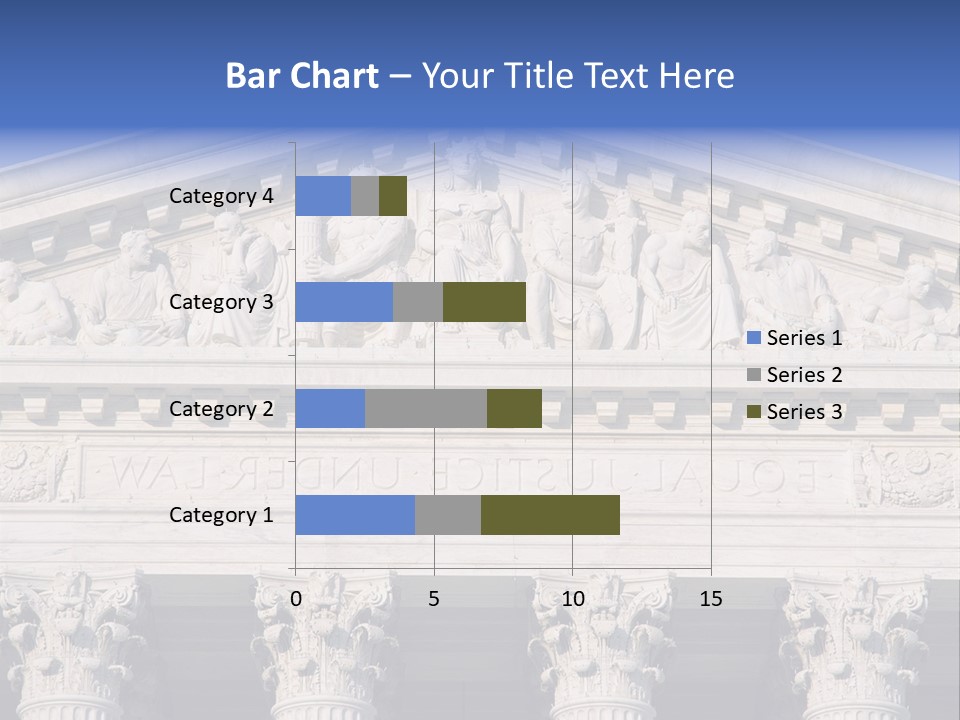 American Icon Supreme Equal Justice Under Law PowerPoint Template