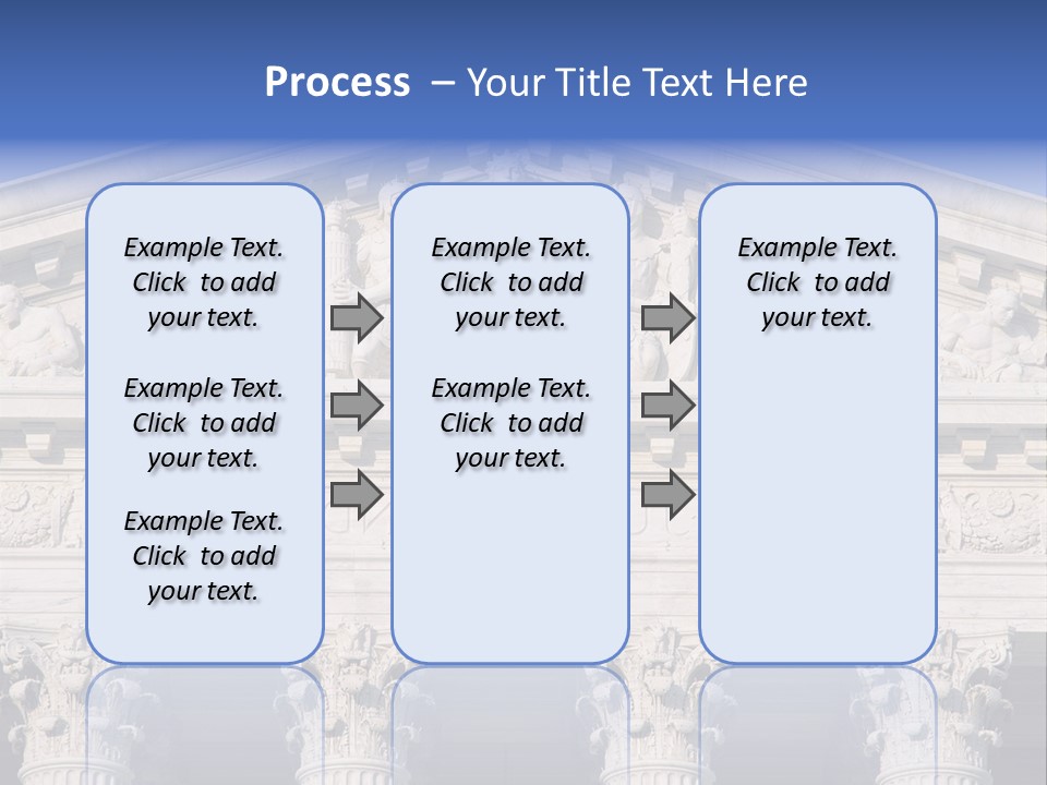 American Icon Supreme Equal Justice Under Law PowerPoint Template