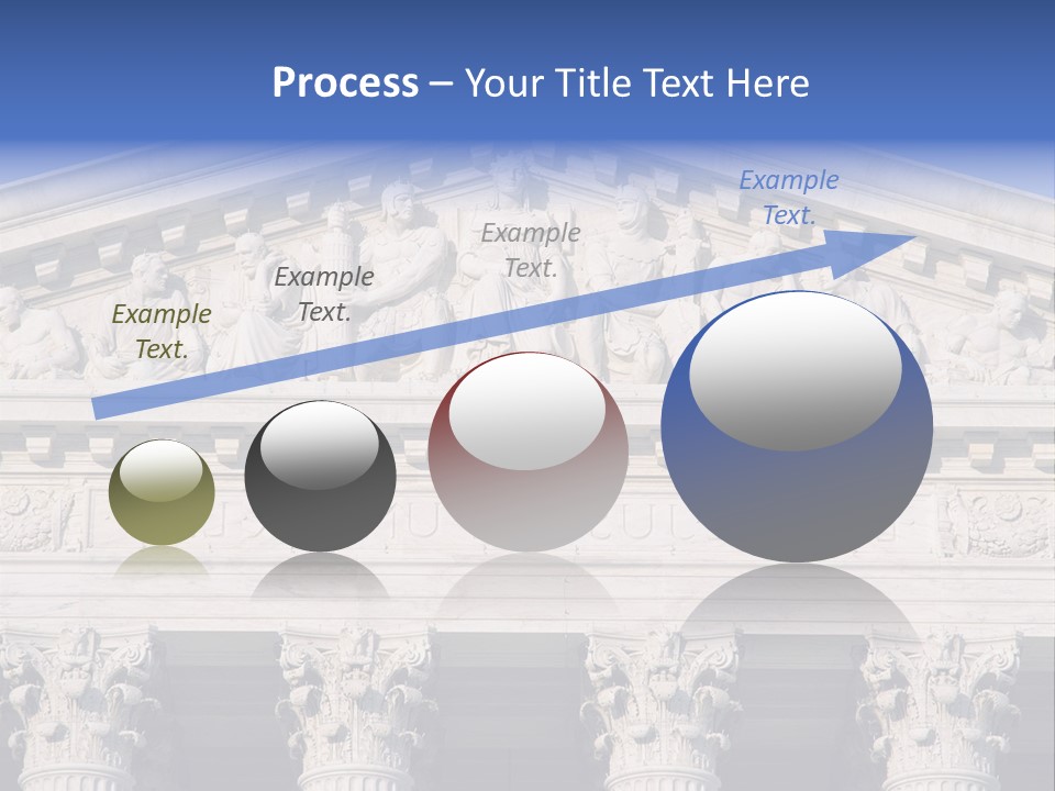 American Icon Supreme Equal Justice Under Law PowerPoint Template