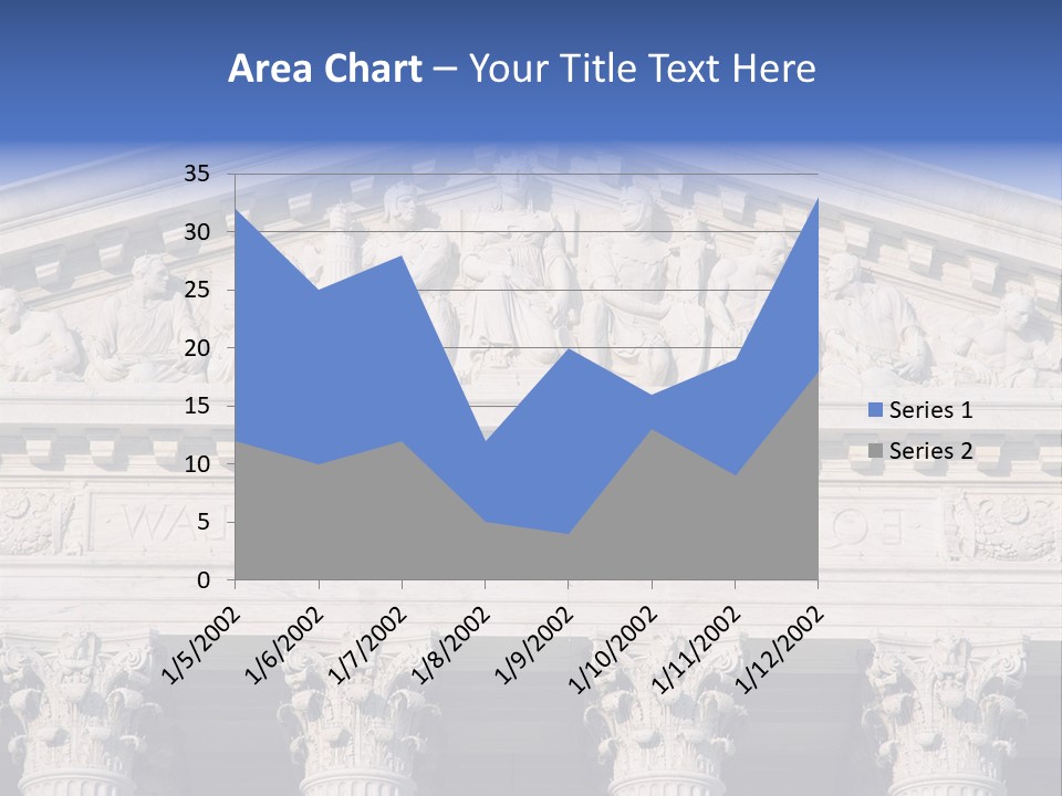 American Icon Supreme Equal Justice Under Law PowerPoint Template