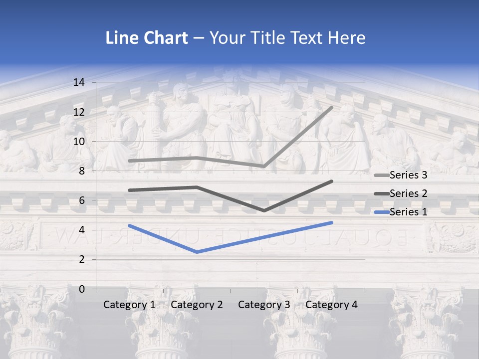 American Icon Supreme Equal Justice Under Law PowerPoint Template
