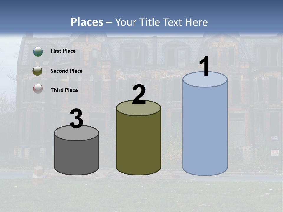 Haunted Aged Desolate PowerPoint Template