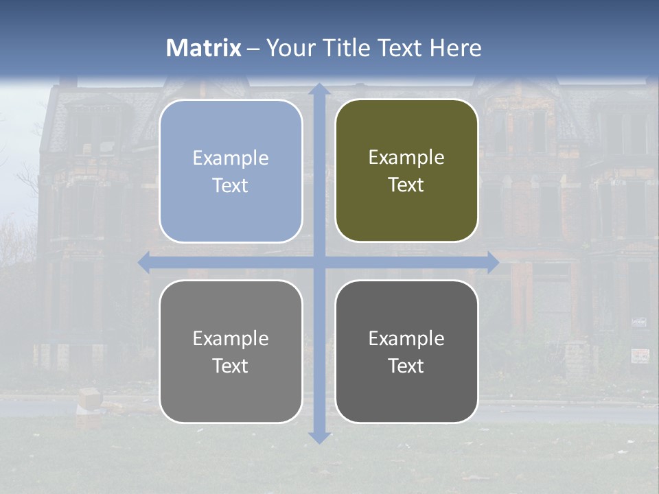 Haunted Aged Desolate PowerPoint Template