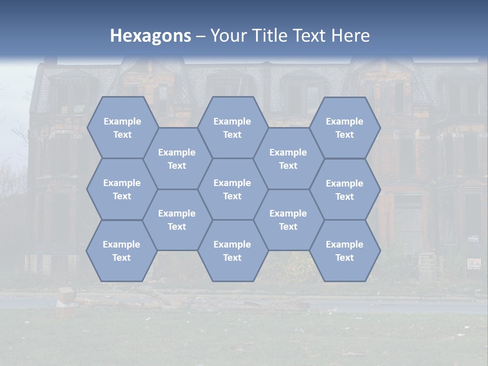 Haunted Aged Desolate PowerPoint Template