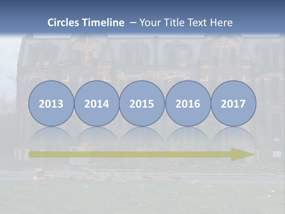 Haunted Aged Desolate PowerPoint Template