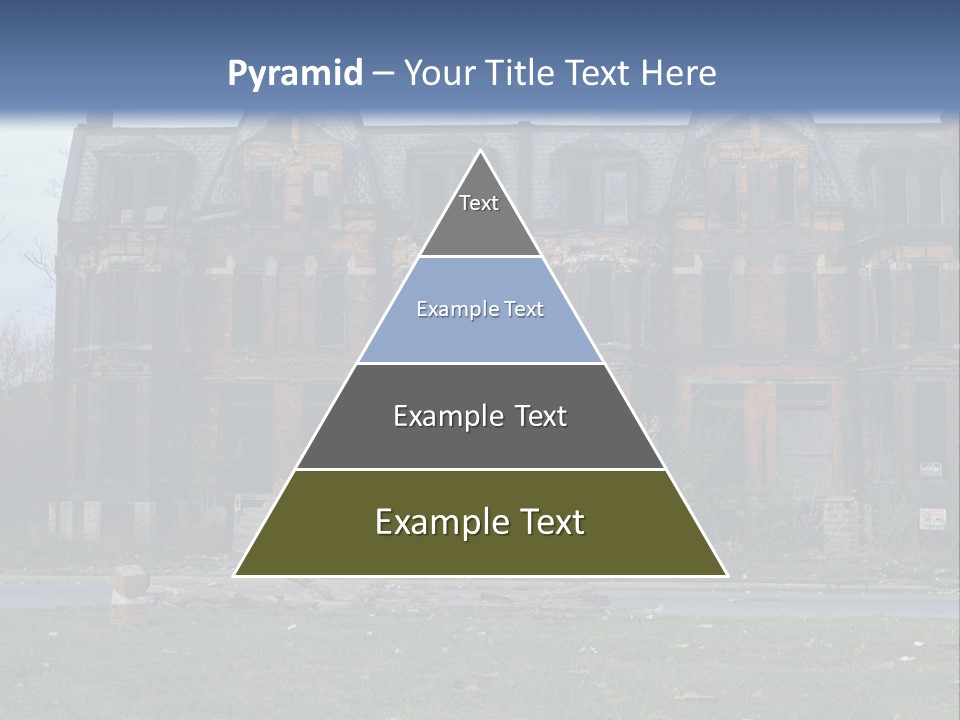 Haunted Aged Desolate PowerPoint Template