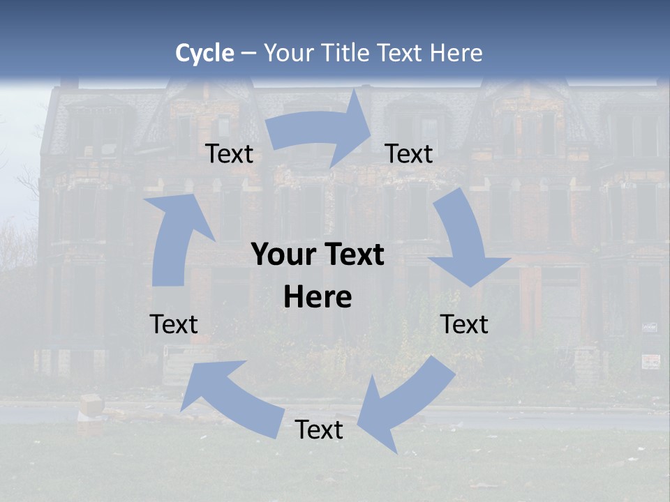 Haunted Aged Desolate PowerPoint Template