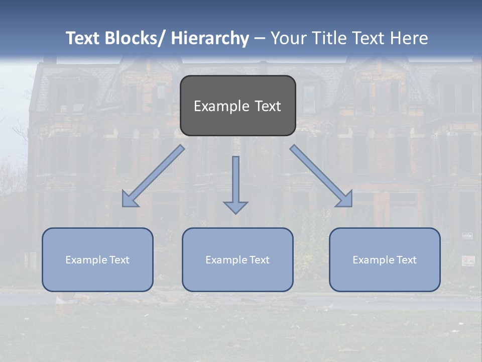 Haunted Aged Desolate PowerPoint Template
