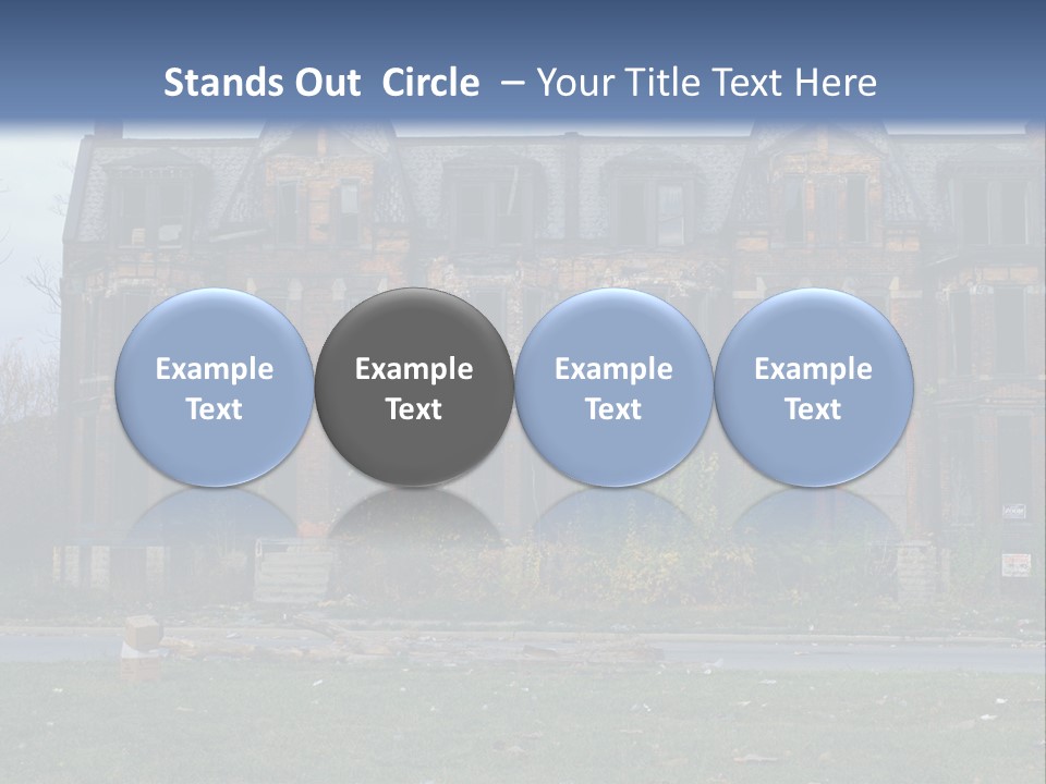 Haunted Aged Desolate PowerPoint Template