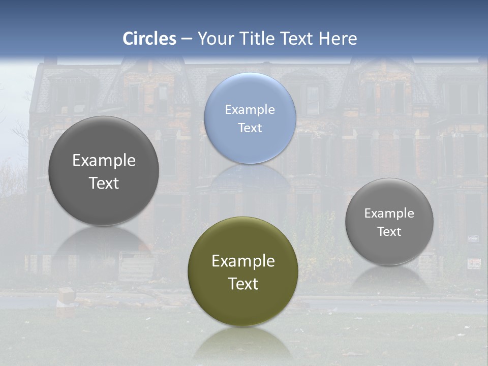 Haunted Aged Desolate PowerPoint Template