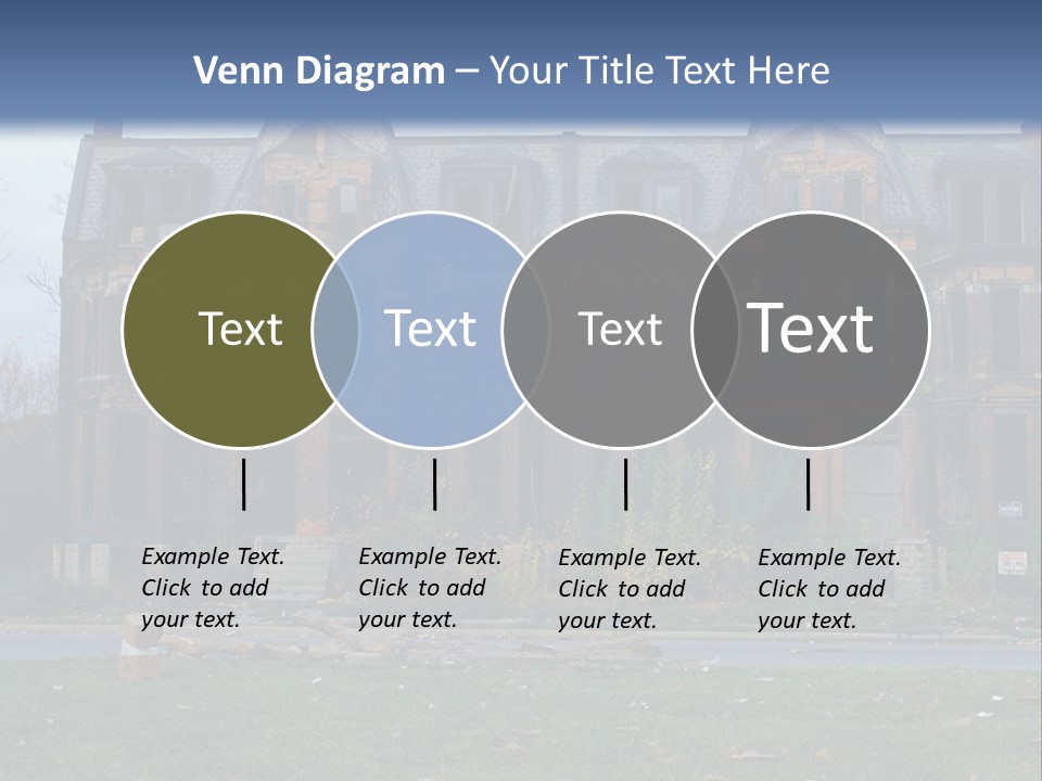 Haunted Aged Desolate PowerPoint Template