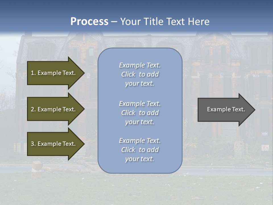 Haunted Aged Desolate PowerPoint Template
