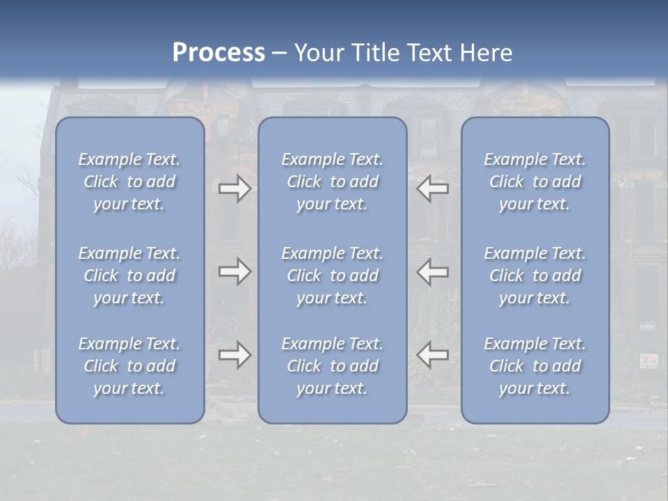 Haunted Aged Desolate PowerPoint Template