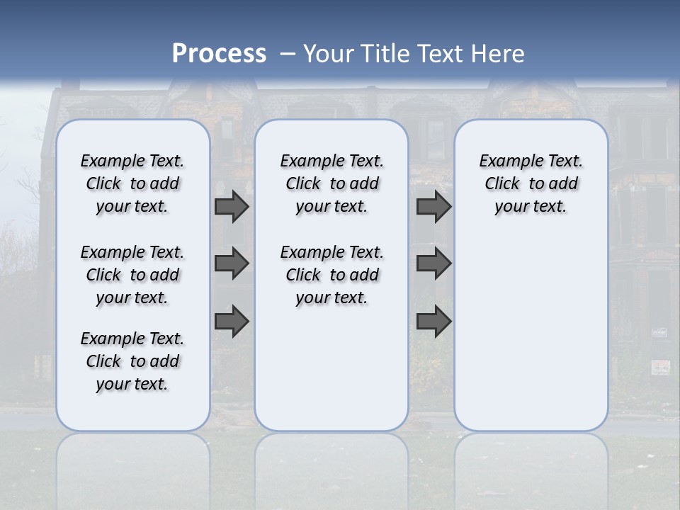 Haunted Aged Desolate PowerPoint Template