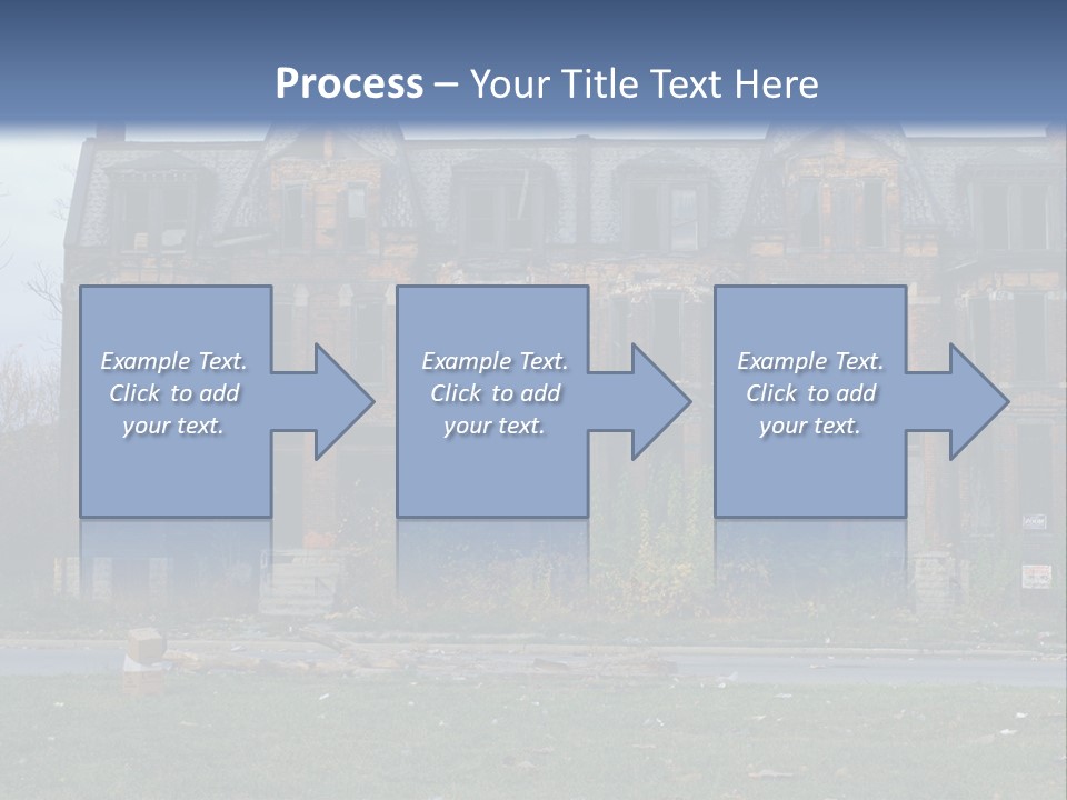 Haunted Aged Desolate PowerPoint Template