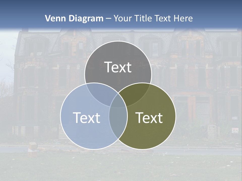 Haunted Aged Desolate PowerPoint Template