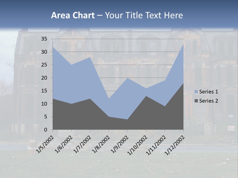Haunted Aged Desolate PowerPoint Template