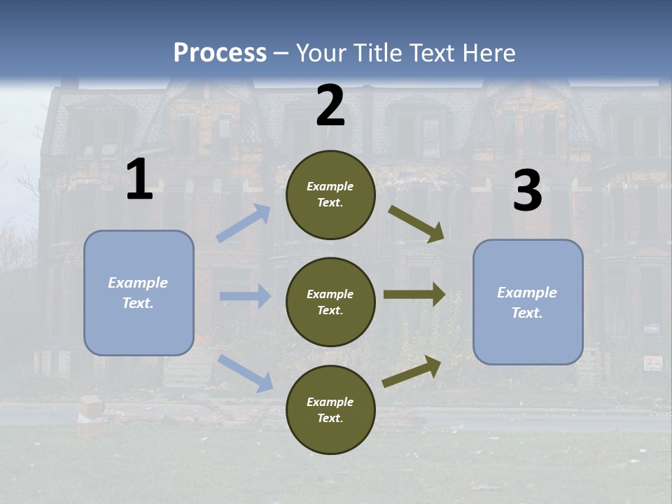 Haunted Aged Desolate PowerPoint Template