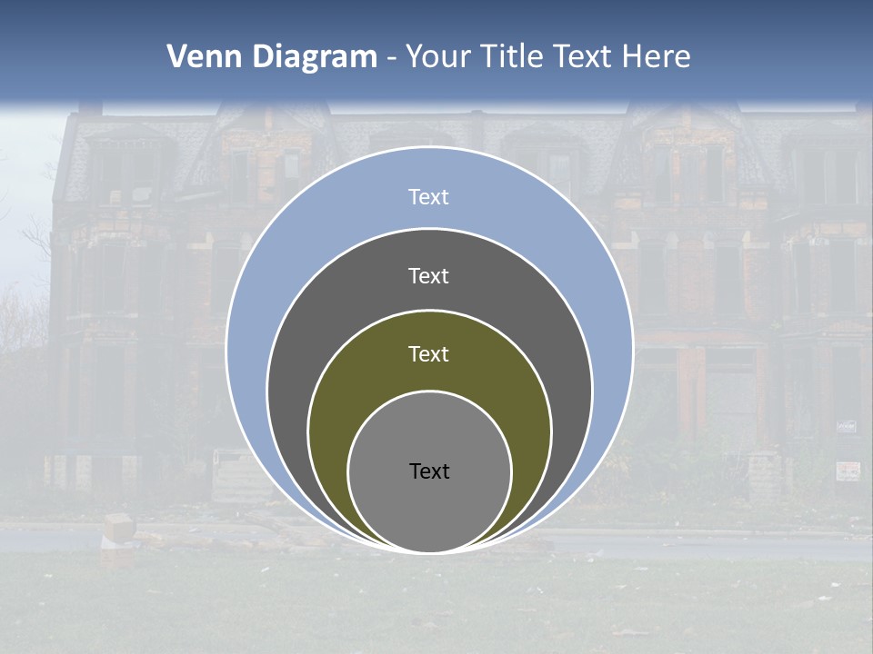 Haunted Aged Desolate PowerPoint Template